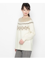 ノルディックニットプルオーバー/ライトブルー(591)