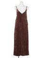 ベロアキャミAll in one/BROWN