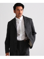 チェビオットマットウースブルゾン/カーキ&グリーン系(028)