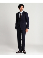 ウールモヘアシャドーオルタネイトスーツ/ブラック(019)