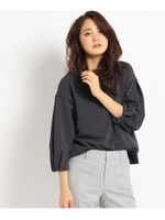 ボリュームスリーブカットソー/チャコールグレー(014)