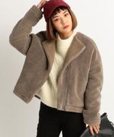 ボアゆるライダースジャケット