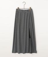 スリットロングスカート(無地/ボーダー)