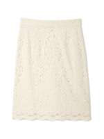 ウィンターレースタイトスカート/ベージュ(040)