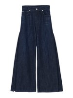 SIDE IN TUCK WIDE DENIM/BLU