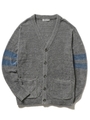 【GELATO PIQUE HOMME】‘スムーズィー’ラインカーディガン/GRY