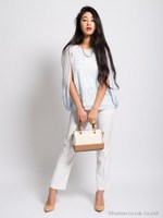 ケープレースブラウス[DRESS]/オフホワイト