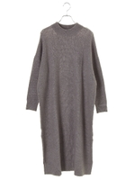 ブークレニットワンピース/ディープブルー