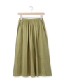 ボイル地マキシスカート/キャメル(041)