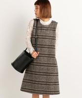 チェック柄ジャンパースカート