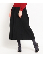 ◆ニットプリーツスカート/ピンク(072)