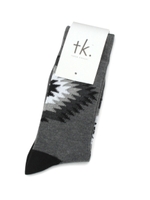 オルテガパターンソックス/グレー(412)