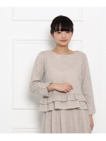 ヘムフレアカットソー/アイボリー(004)