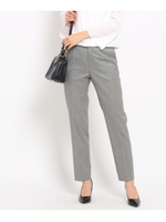 [L]シルクウールパンツ/ブラック(219)