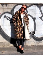 【LATINA】ボアカモフラビッグコート/KHA