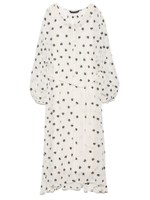 スミレ刺繍ワンピース/SNOW