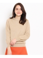 バックリボンニットプルオーバー/ライトベージュ(051)