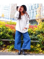 【anap mimpi】アンゴラタッチネイティブトップス/PK