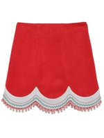 台形切り替えスカート/BLK