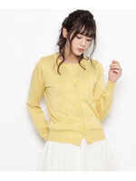 多ボタンクルーカーデ/ピンク系(071)