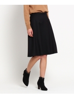 [S]エアリーウェイブスカート/ブラック(019)