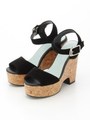 CORK WEDGE SANDAL/CAM