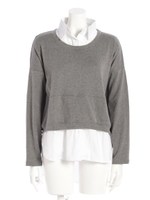 【ANAP】シャツレイヤードトップス/GRY