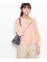 ボリュームスリーブニット/グレー系(010)