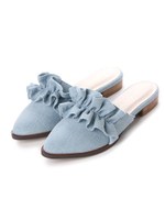 ラッフルバブーシュ/ブラック