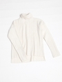 Cashmere rib knit/WHITE