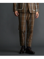 アトリエライン ブラウンチェックパンツ/ダークブラウン(243)