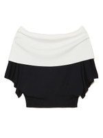 オフショルニットプルオーバー/SAX