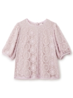 レースヴィンテージトップス/オフホワイト