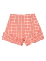 【sw】チェックフリルショーツ/グリーン