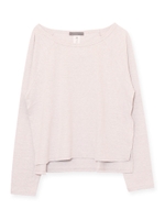 ラグランロングトップス/GRAY