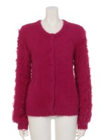 エアリーフリンジカーディガン/PURPLE