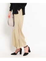 サイドプリーツワイドパンツ/ベビーピンク(071)