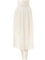 シフォンプリーツスカート/ホワイト