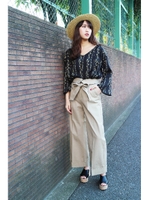 チノワイドパンツ/NV(120)