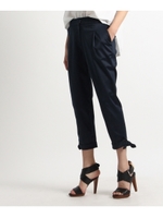 ヘムリボンテーパードパンツ/ナチュラル(050)