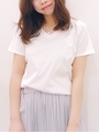 ベーシックオーガニックTシャツ/WHITE