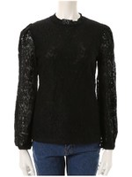 レースブラウス/ホワイト