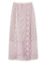 レースヴィンテージスカート/ラベンダー