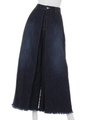 W TUCK WIDE CROPPED DENIM/I/BLU