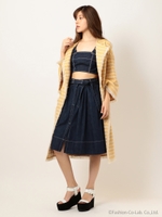 デニムビスチェ/オフホワイト