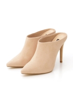 【EVOL】BABY PURE ポインテッドミュールサンダル/ベージュスエード