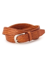 レザーメッシュベルト/ベージュ系(054)