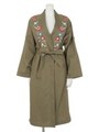 FLORAL LEI MILITARY GOWN/KHA