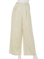 【Aunt Marie's】ロングワイドマリンパンツ/WHT