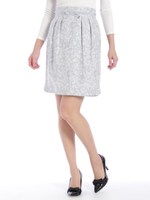 ジャガード花柄タイトスカート/キナリ